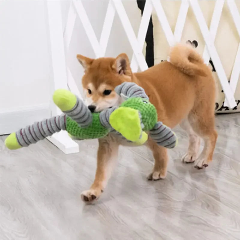 Indestructible Plush Squeaky Dog Chew Toy