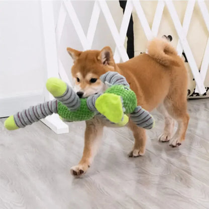 Indestructible Plush Squeaky Dog Chew Toy