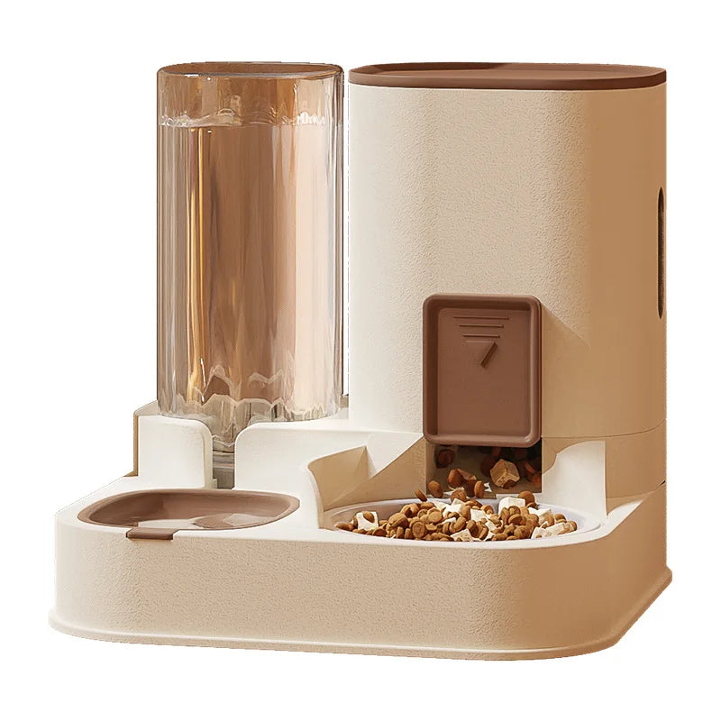 All-in-One Pet Food & Water Feeding Station