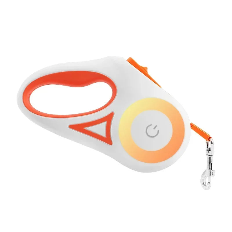 LED Luminous Automatic Retractable Dog Leash