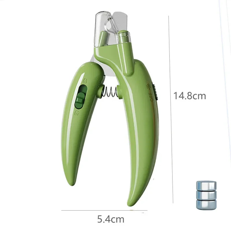 Professional LED Pet Nail Clippers for Dogs & Cats