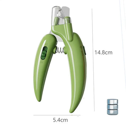 Professional LED Pet Nail Clippers for Dogs & Cats