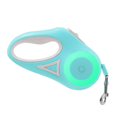 LED Luminous Automatic Retractable Dog Leash