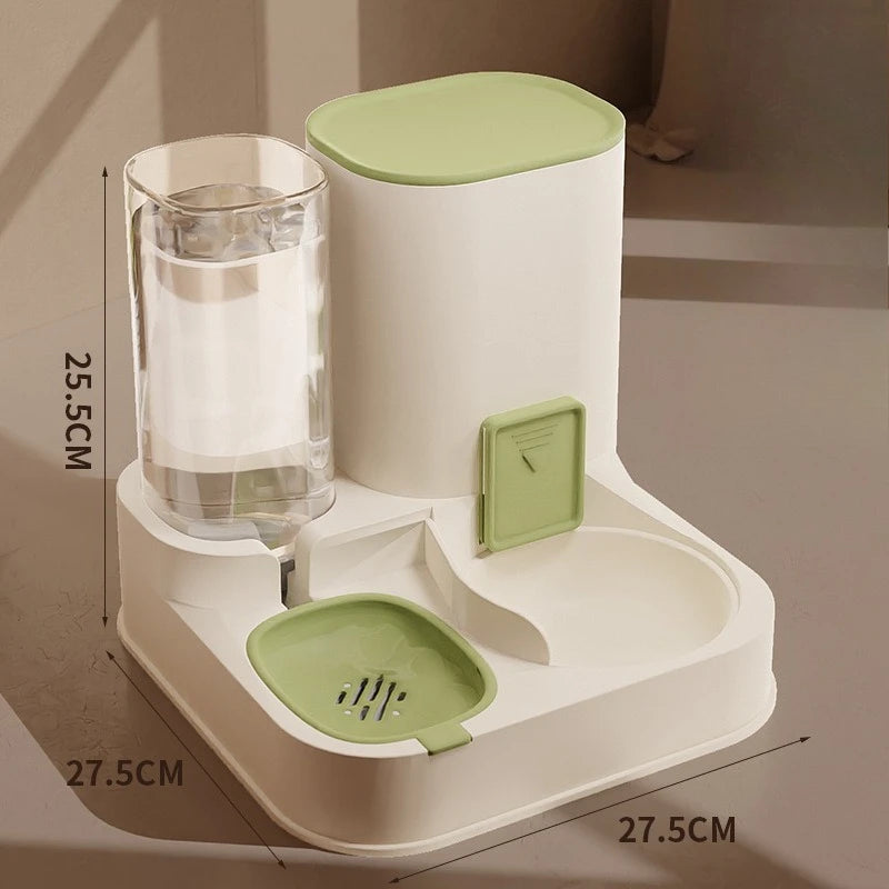 All-in-One Pet Food & Water Feeding Station