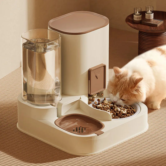 All-in-One Pet Food & Water Feeding Station