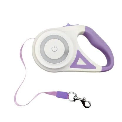 LED Luminous Automatic Retractable Dog Leash
