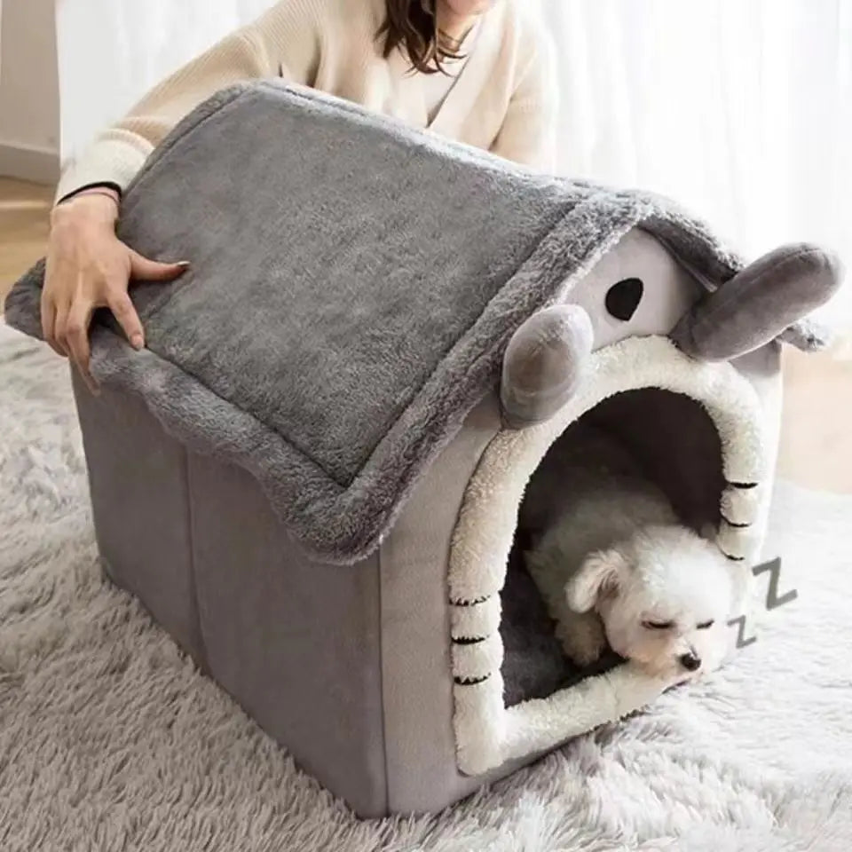 All Season Dog House Style Pet Bed