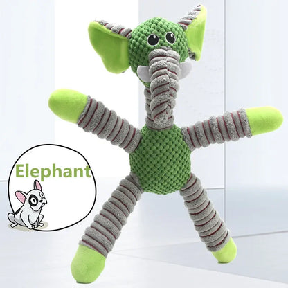Indestructible Plush Squeaky Dog Chew Toy