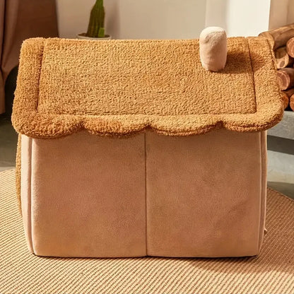 Foldable Pet House Removable Washable Cat & Dog Bed