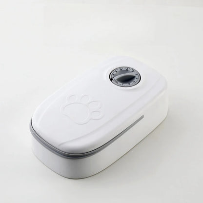 Automatic Timed Pet Feeder with Dual Food Bowls