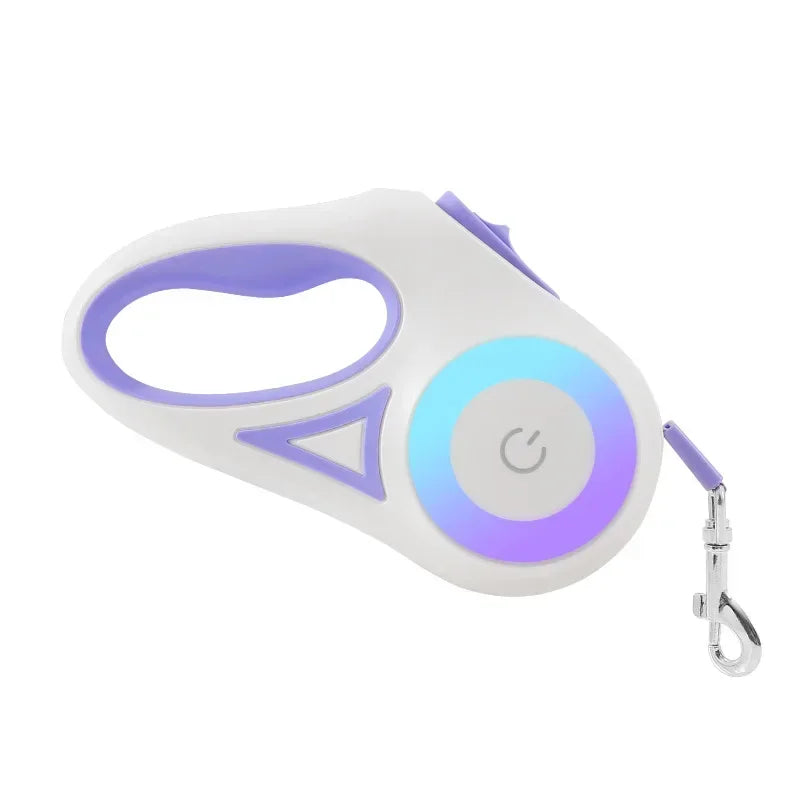 LED Luminous Automatic Retractable Dog Leash