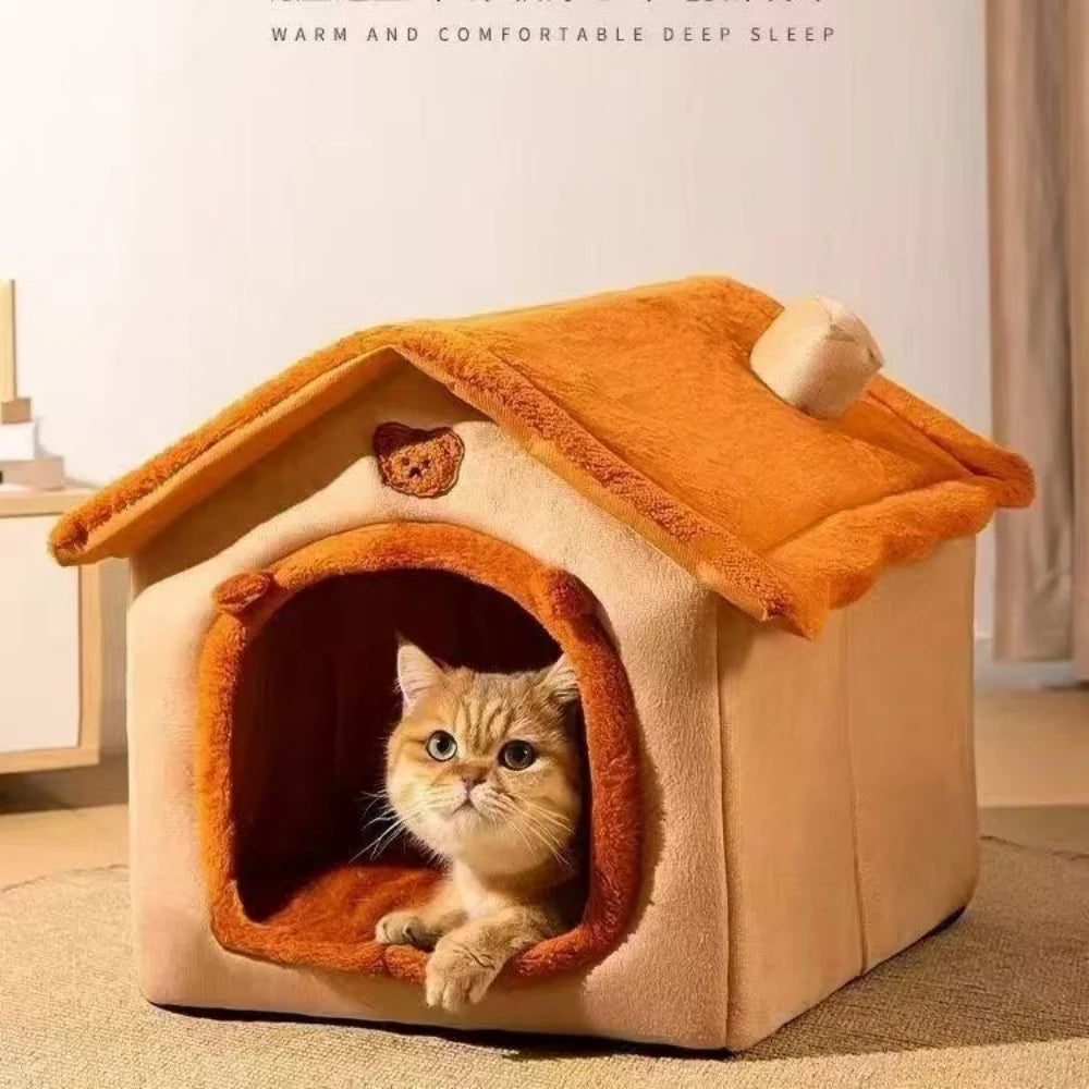 All Season Dog House Style Pet Bed